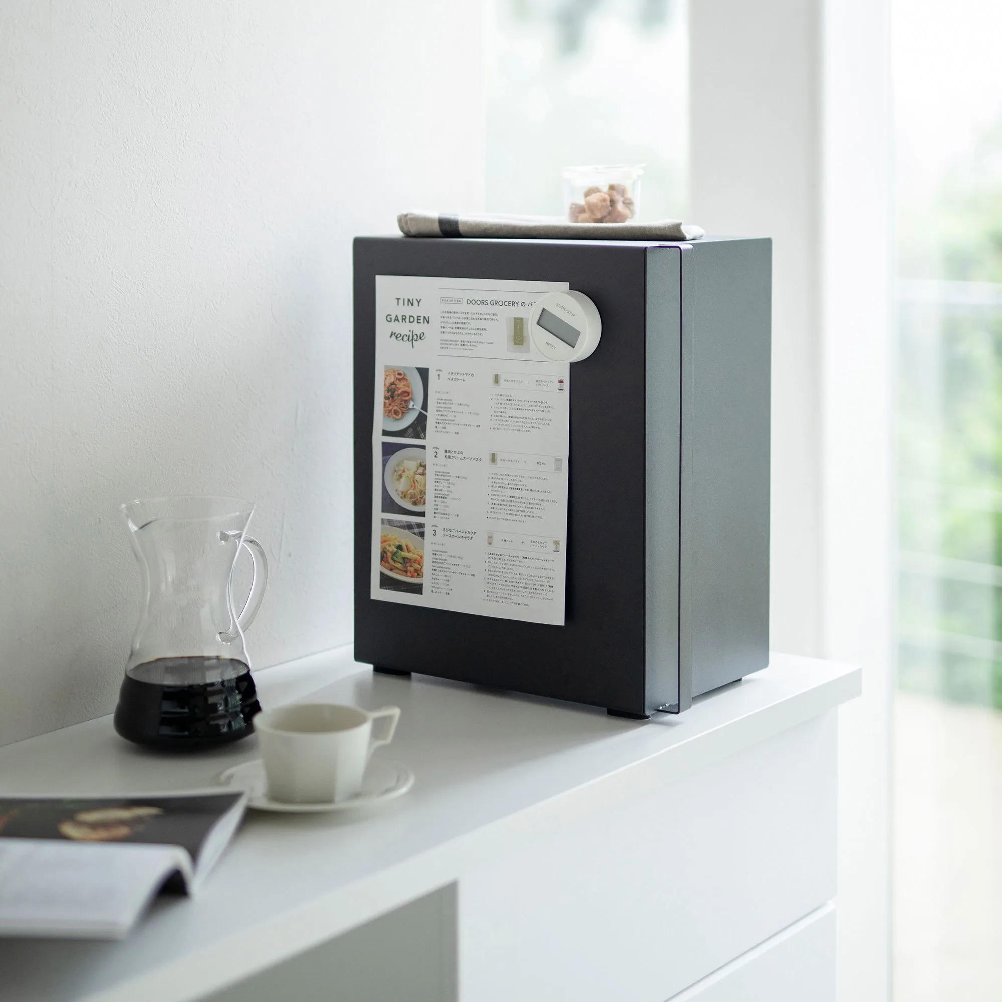 Tower Bread Box Tall Black Kitchen Warehouse™